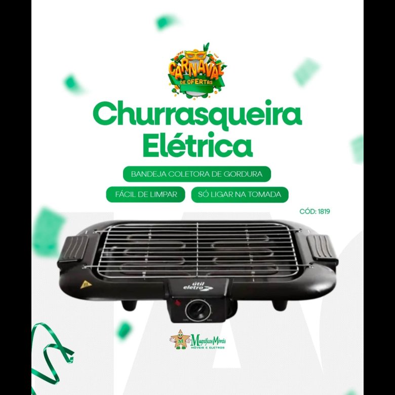 Churrasqueira Elétrica 220v Ultil Eletro cod.1819