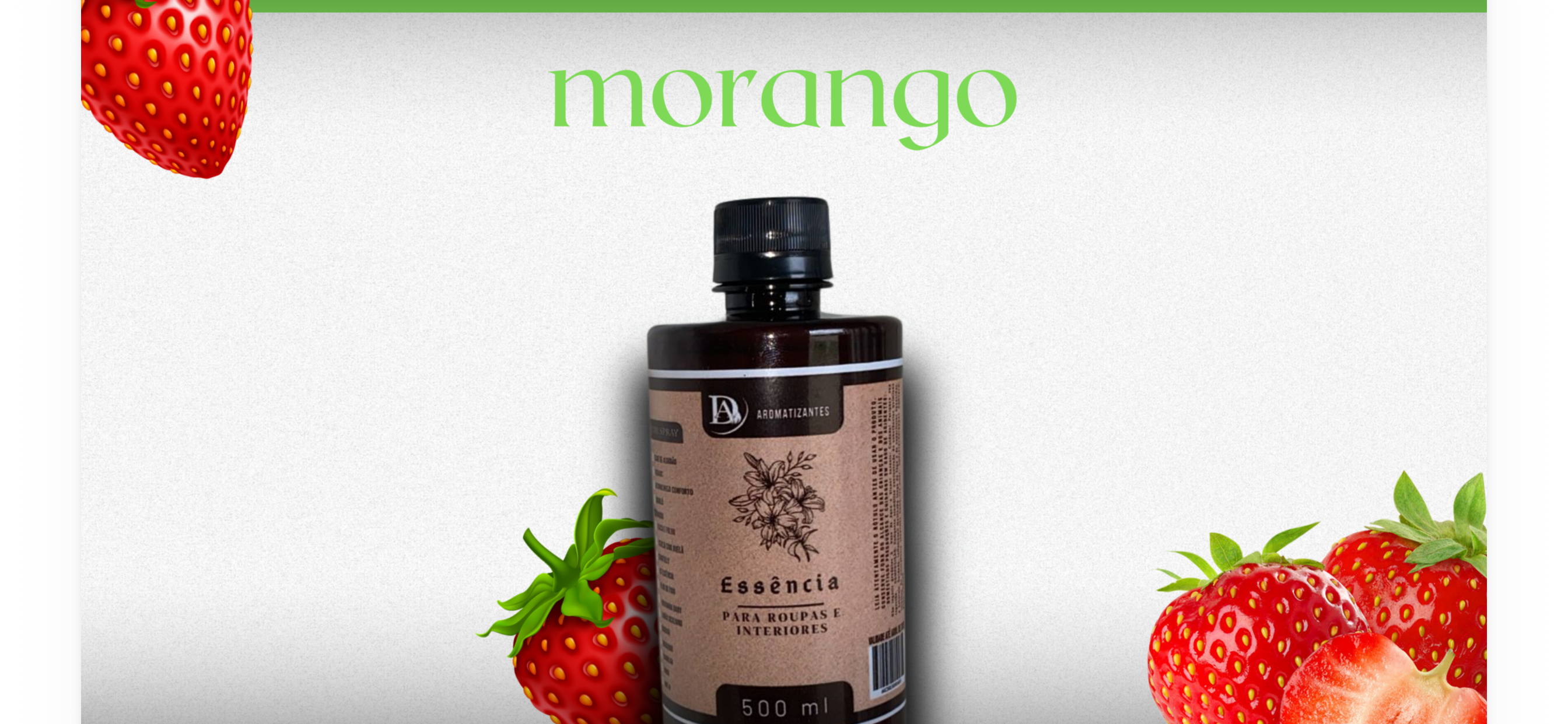 Essência 500 ml Morango