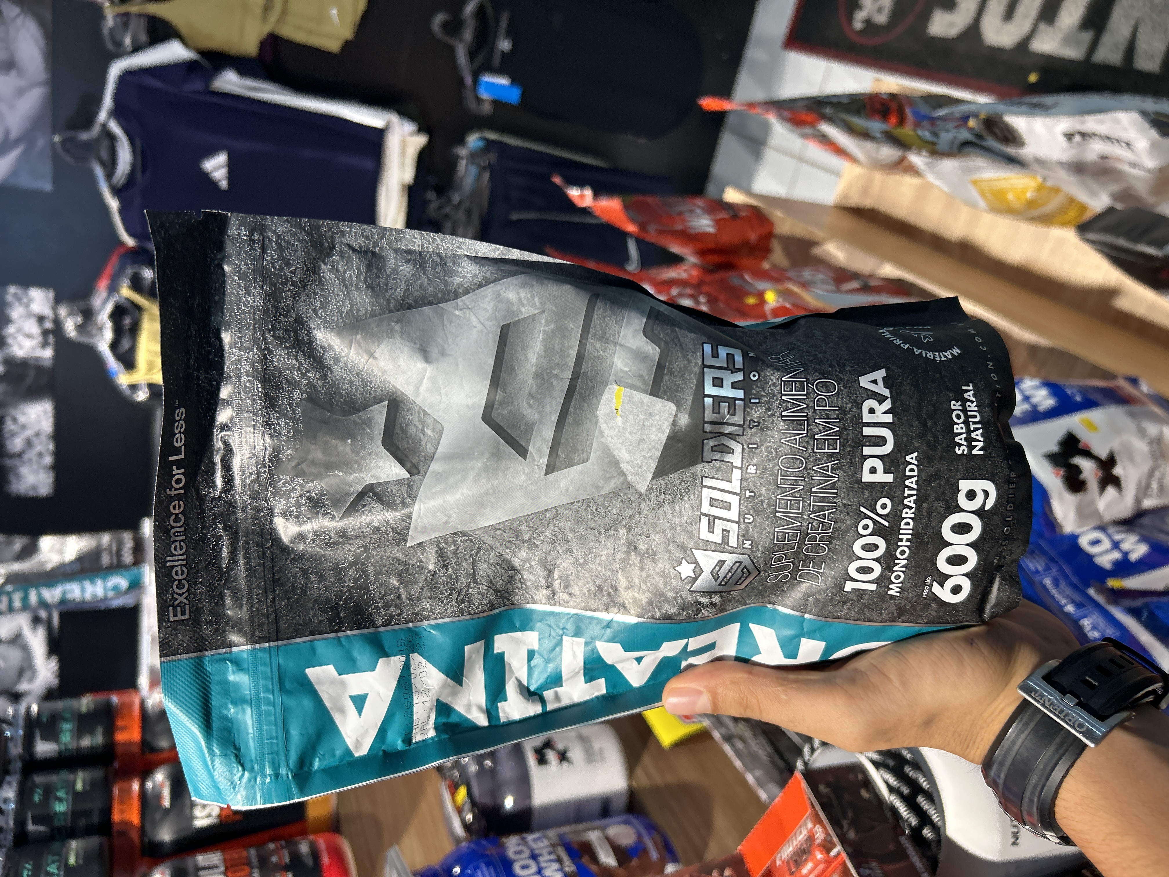 CREATINA 600g SOLDIERS 100% PURA