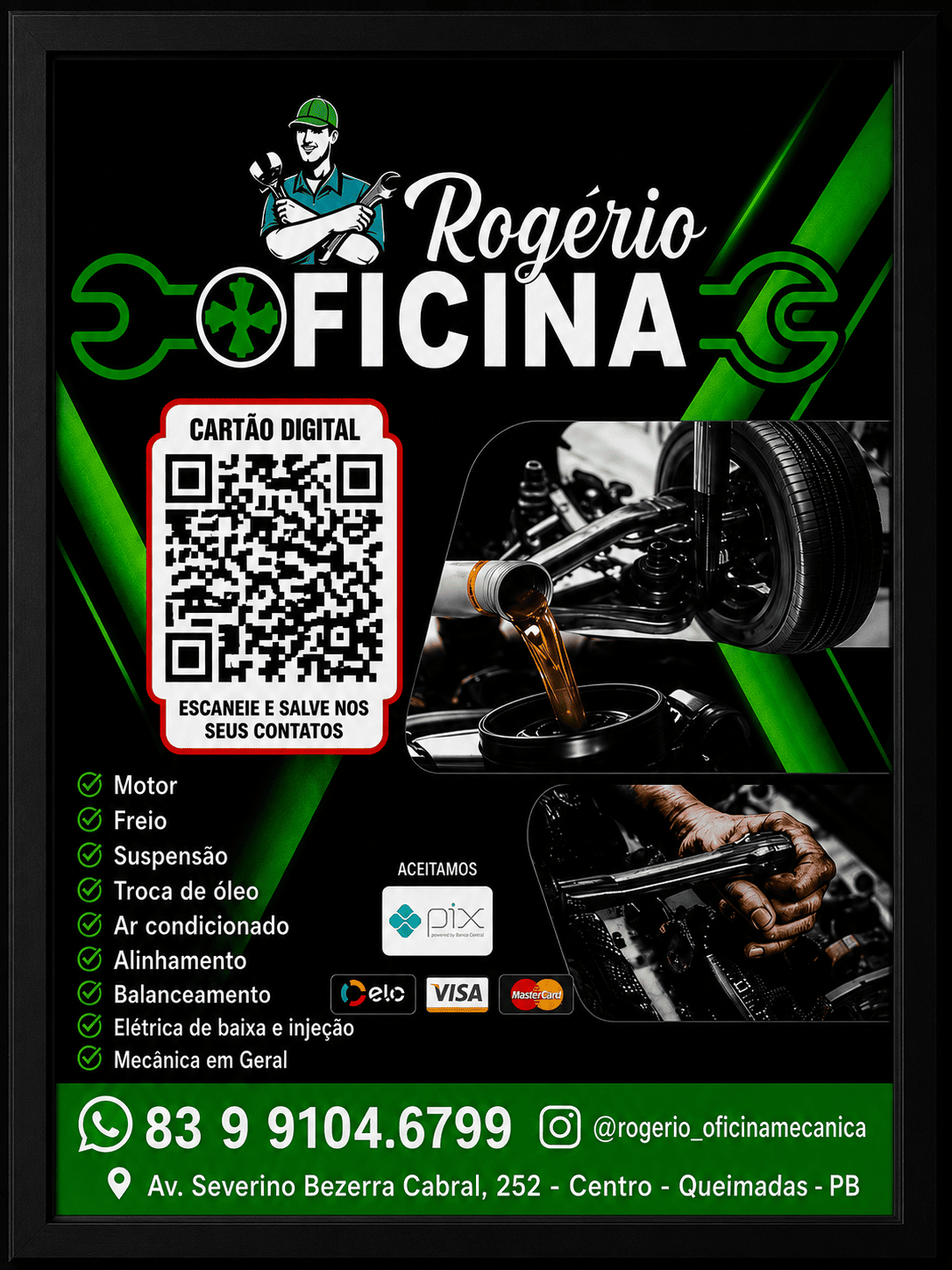 Quadro de Serviços