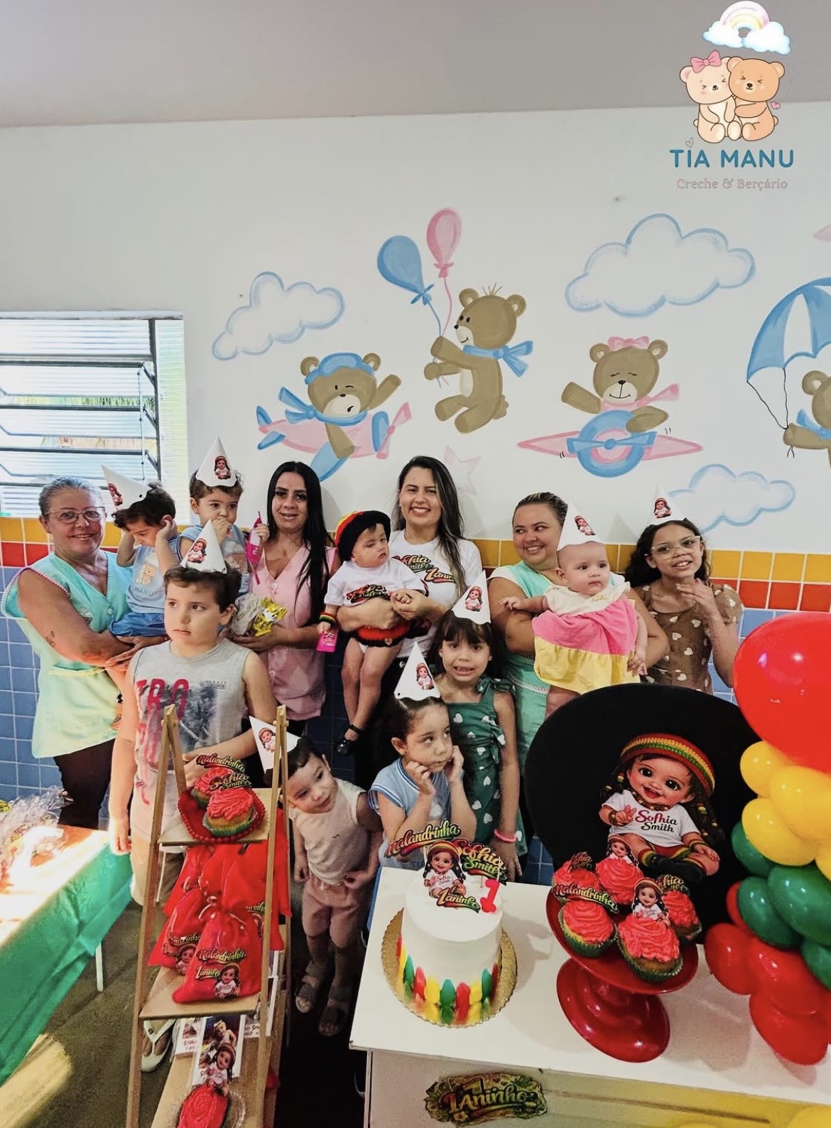 Dia de aniversário no berçário