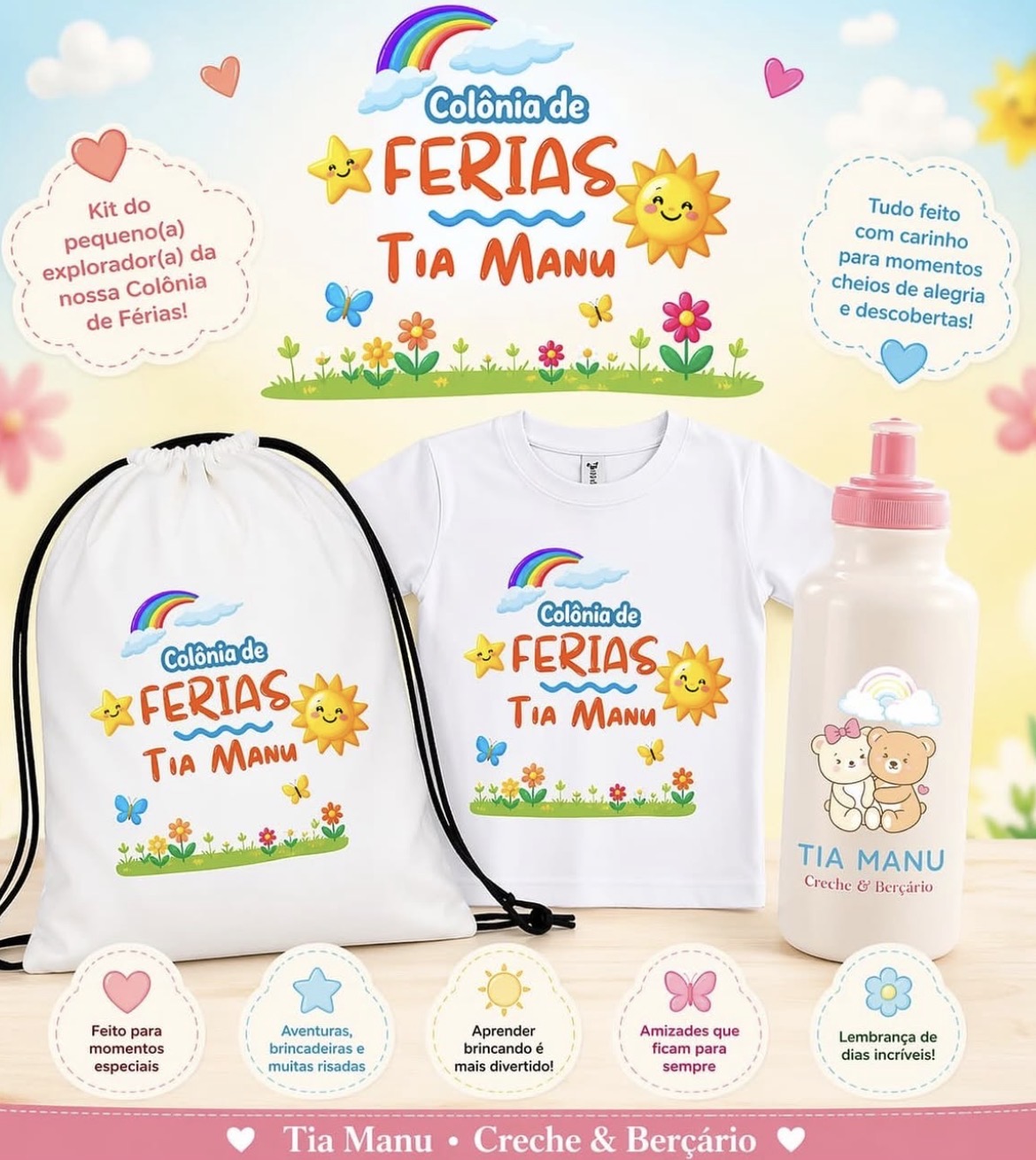 Kit da Colônia de Férias